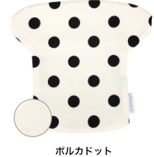 ヘッド＆ネックサポートカバー　ポルカドット
