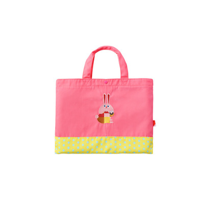 レッスンバッグ　ウサギ/ピンク