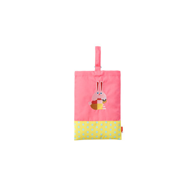 シューズケース　ウサギ/ピンク