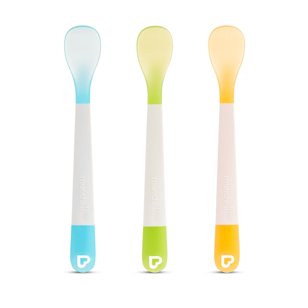たべたくなーる　離乳食スプーン/3本セット/ブルー&グリーン/P